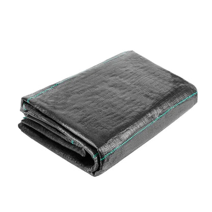 16.4ft/32.8ft PE Woven Weed Control Fabric for Plant Anti Grass Agricultural Mulch Cloth Greenhouse Weeding Mat Water Permeable