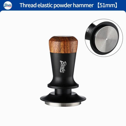 Bincoo Pro Constant-Force Tamper , 51/58mm Precision Fit, 30LB Consistent Pressure, Professional Espresso Tool