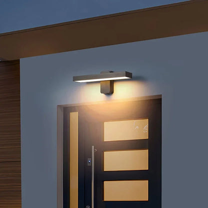 LED Outdoor Wall Lamp IP65 Motion Sensor Waterproof Rotatable Porch Light Villa Entrance Courtyard Living Room Home Decorative
