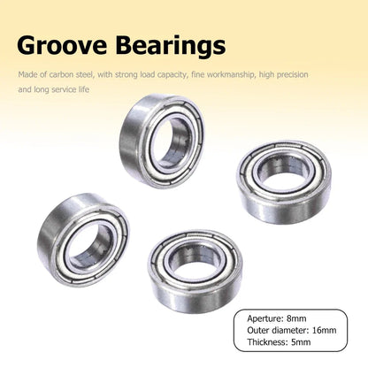 Ball Bearings 688zz 608zz 623zz 626zz 685zz 607zz Deep Groove Miniature Bearings For Skateboard Scooter 3D Printers Bearings