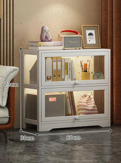 Figure transparent acrylic storage box display cabinet LEGO POP MART non-glass ornament shelf display cabinet