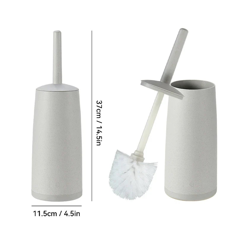 Plastic Toilet Brush With Standing Base Long Handle Toilet Cleaning Brush For WC Bathroom Accessories Cleaning Tools