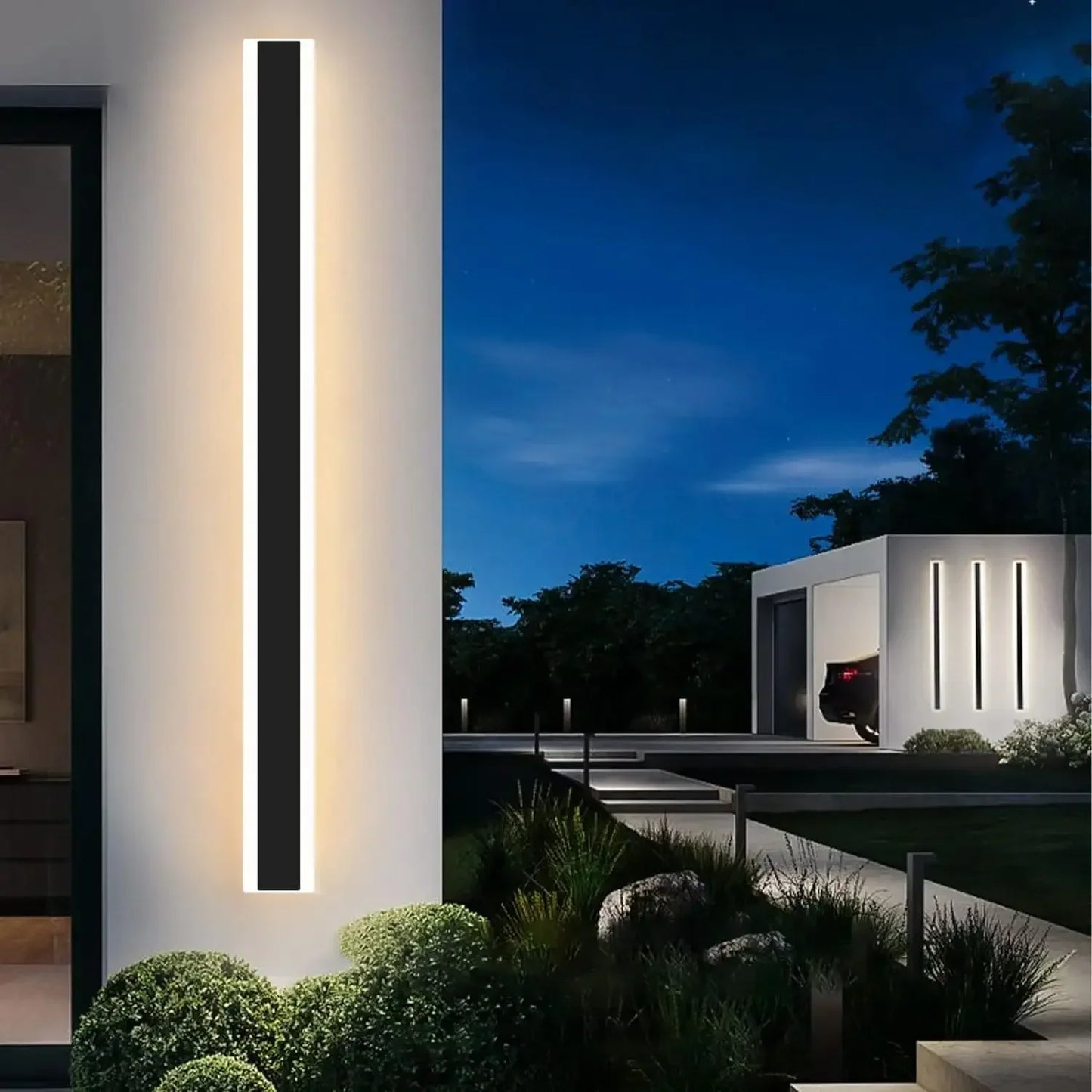 LED Long outdoor wall lamp IP65 Waterproof wall light Aluminum Light Garden Villa porch Sconce Light 110V 220V Sconce Luminaire