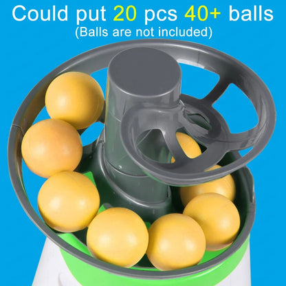 4*AA Battery Mini Table Tennis Robot Service Pitching Machine Trainer Adult Kid Sport Game Gift Racquet Sport 40+ Ping Pong Ball