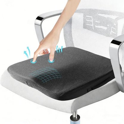 Lumbar Support Cushion for Long Sitting，Ergonomic Coccyx Cushion for Office and Car Chair, Sciatica Pain Relief