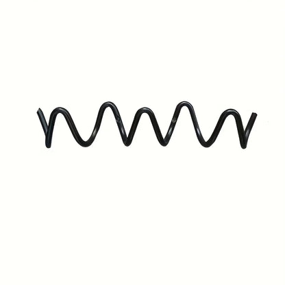 Wavy Metal Wall Hook - Stylish Silver & Black Coat Rack for Home, Entryway, or Hotel Decor - Perfect for Hats, Scarves