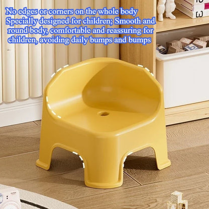 Thickened plastic stool, household small chair, small stool, living room seat, low stool, sofa, shoe changing stool, bath stool