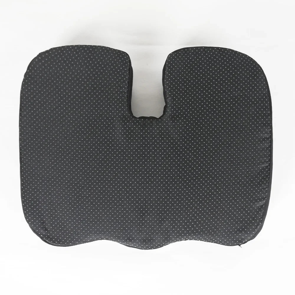 Comfortable breathable seat cushion, U-shaped design wave sponge massage cushion can relieve buttock pressure/coccyx pain