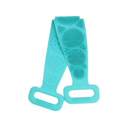 Body Sponge Silicone Brushe Bath Towels Scrubber Rubbing Back Peeling Massage Shower Belt Extended Skin Clean Brushes Bath Brush