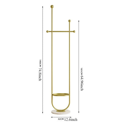 Stand Portable Clothes Rack Bedroom Floor Holder Clothes Hanger Hat Rack Home Modern Perchero De Pie Clothing Store Furniture