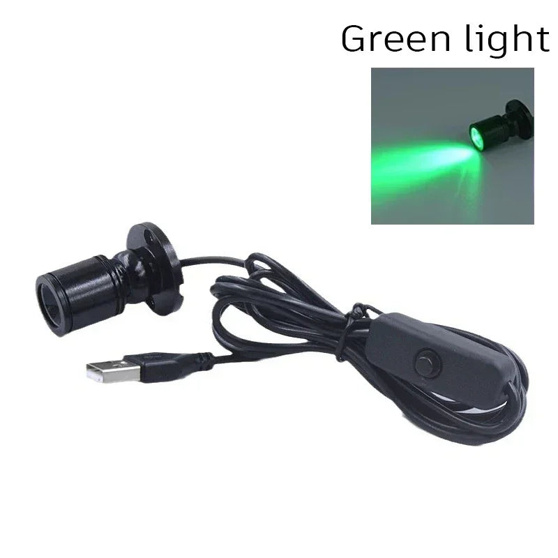 USB 5V Led Spot Light 1W 3W Surface Mounted Cabinet Showcase Counter Jewelry Lamp Rotatable Angle Ceiling Mini Spotlight Downlig
