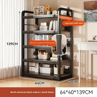 Bookshelf Shelf Integrated Wall Multi-layer Storage Rack Bedroom Wall Bay Window Display Cabinet Office Shelf