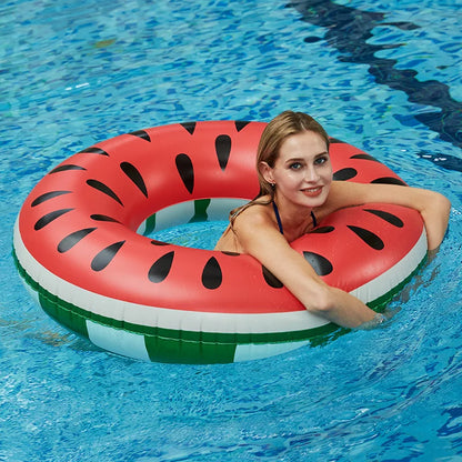 Watermelon swim ring PVC inflatable watermelon swim ring 120cm watermelon swim ring
