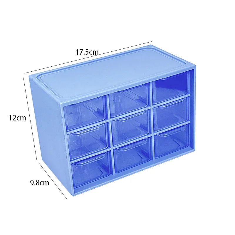 Dustproof Multi-Grid Desktop Drawer Organizer - Portable Storage Box for Jewelry, Cosmetics, Desk Drawer Organizer Box