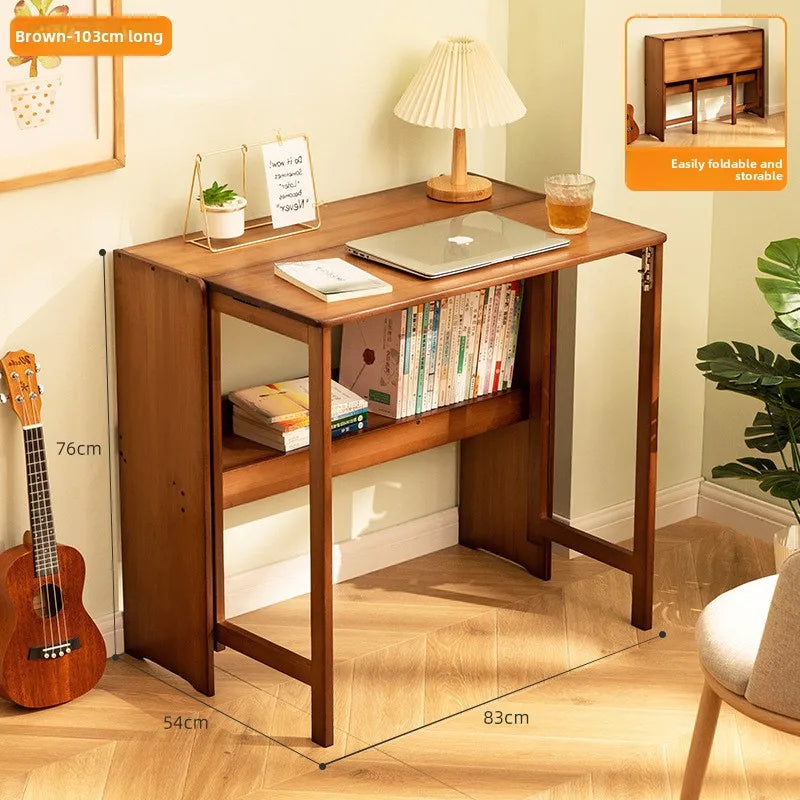 Foldable Computer Desk Home Desktop Desk Simple Desk Bedroom Workbench Simple Learning Writing Desk