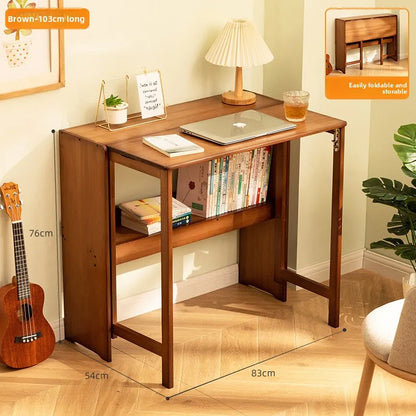 Foldable Computer Desk Home Desktop Desk Simple Desk Bedroom Workbench Simple Learning Writing Desk