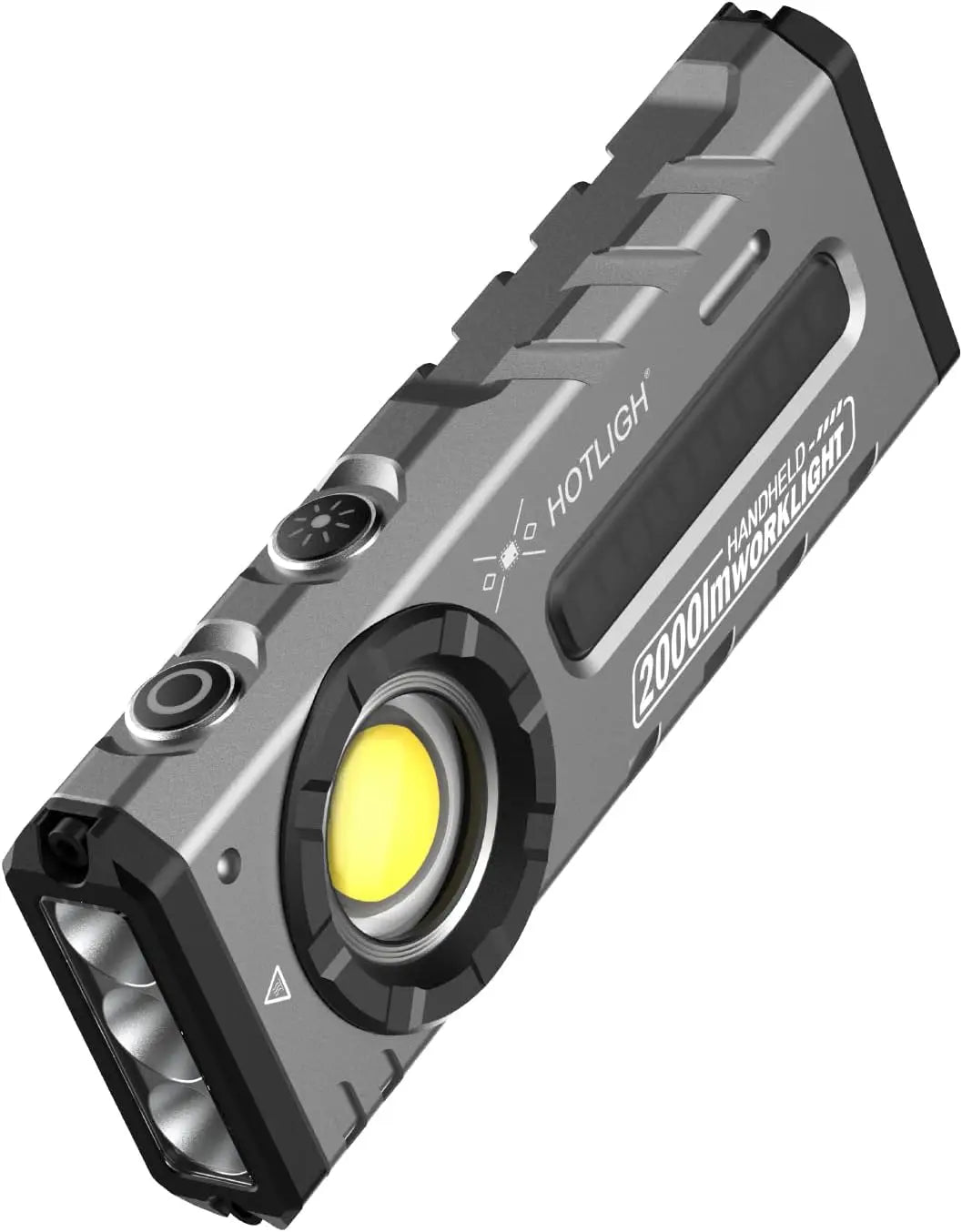 Rechargeable Magnetic Flashlight, 2000 Lumens with RGB and UV Light for Outdoor Use