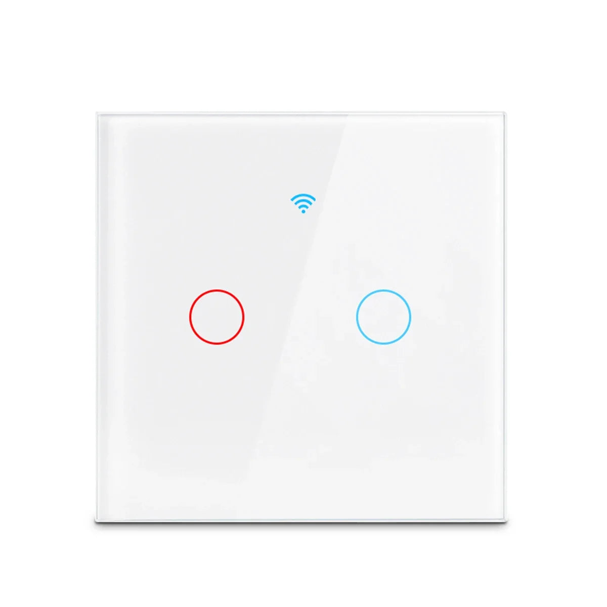 Work With Tuya WiFi Smart Switch Works With Alexa With/Without Neutral Wire Wireless RF433 Wall Touch Sensor Switch
