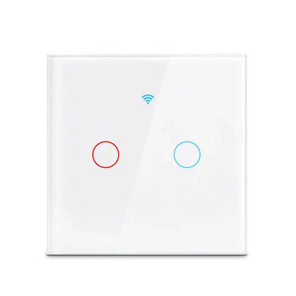 Work With Tuya WiFi Smart Switch Works With Alexa With/Without Neutral Wire Wireless RF433 Wall Touch Sensor Switch