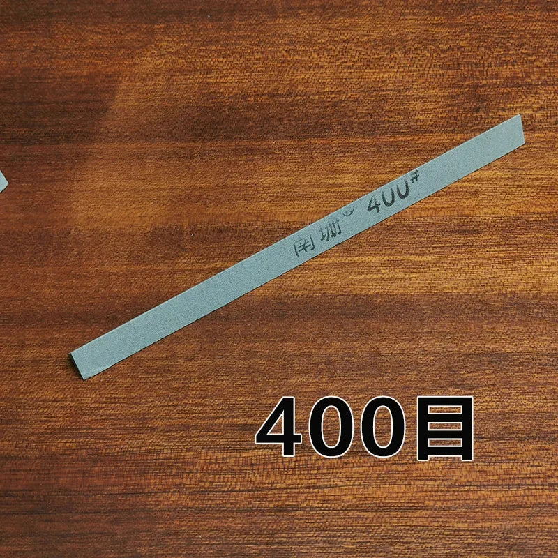 Triangle Oil Stone for Sharpening Knives Kit, Fine Grinding Diamond Oilstone Strip, Knife Stone, 12*150mm