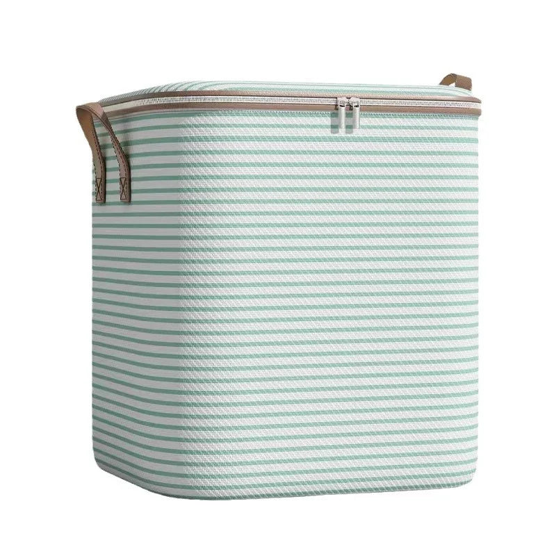 1pc Household Large Capacity Storage Bag Non-woven Material Closet Wardrobe Organizer Can Be Used For Quilt Clothing Toys