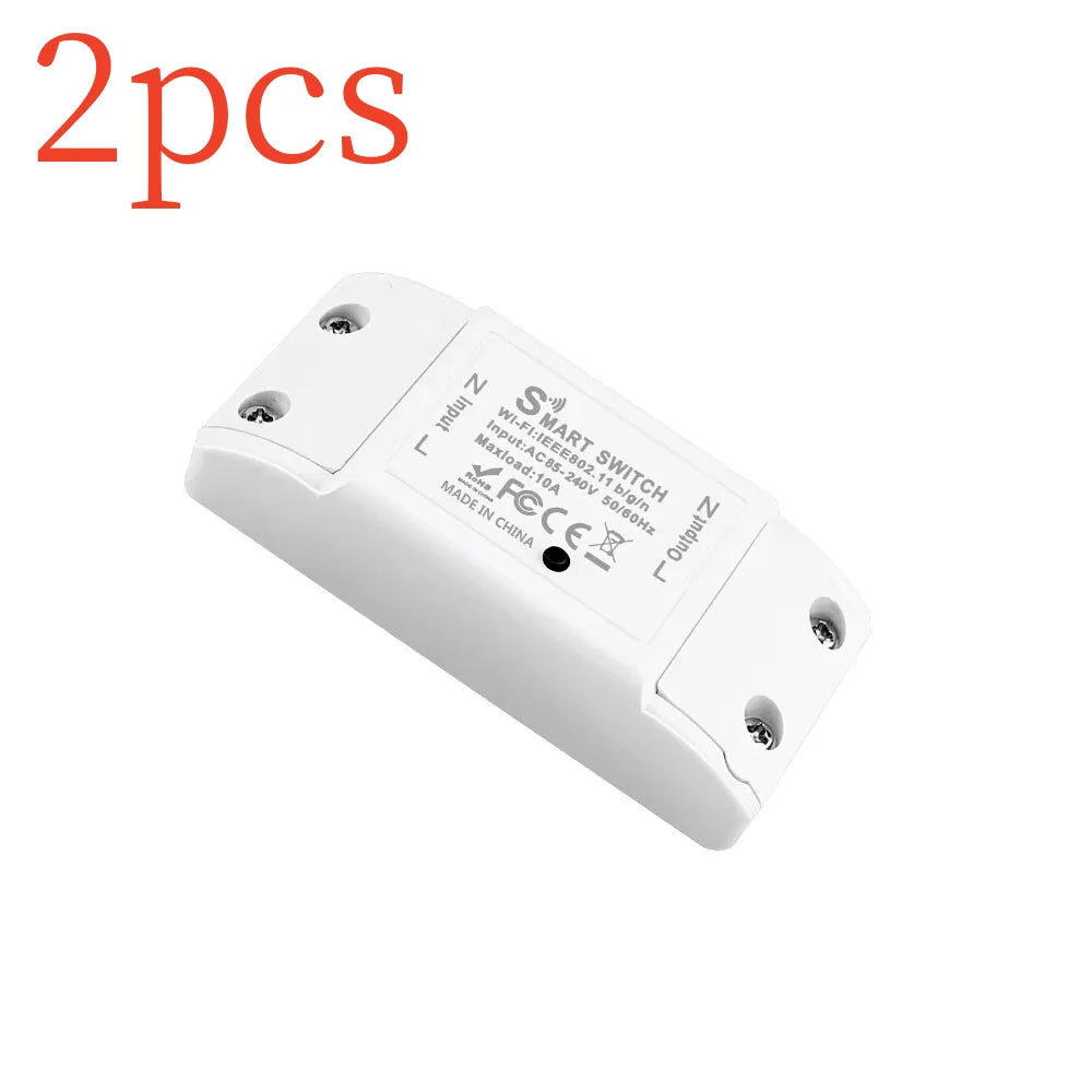 TUYA Basic WiFi Switch Relay Module DIY MINI Home Switch SmartLife APP Wireless Voice Remote Control Timer Switch Alexa