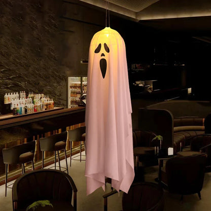 1/3PCS Spooky Ghost Halloween Decoration Waterproof Halloween LED Fabric Hanging Ghost Light for Lawn Garden Home Party Decor