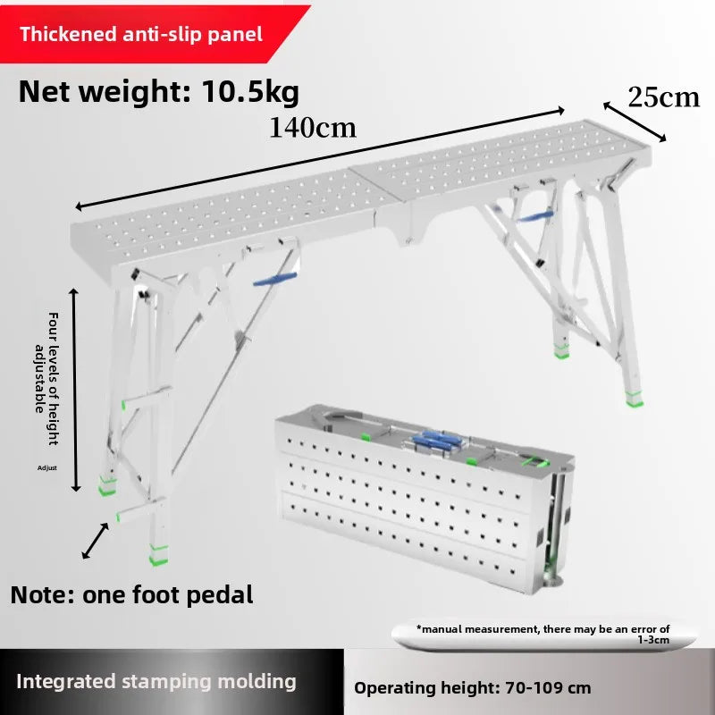 Horse stool portable folding thickened heightening construction site interior decoration scaffolding