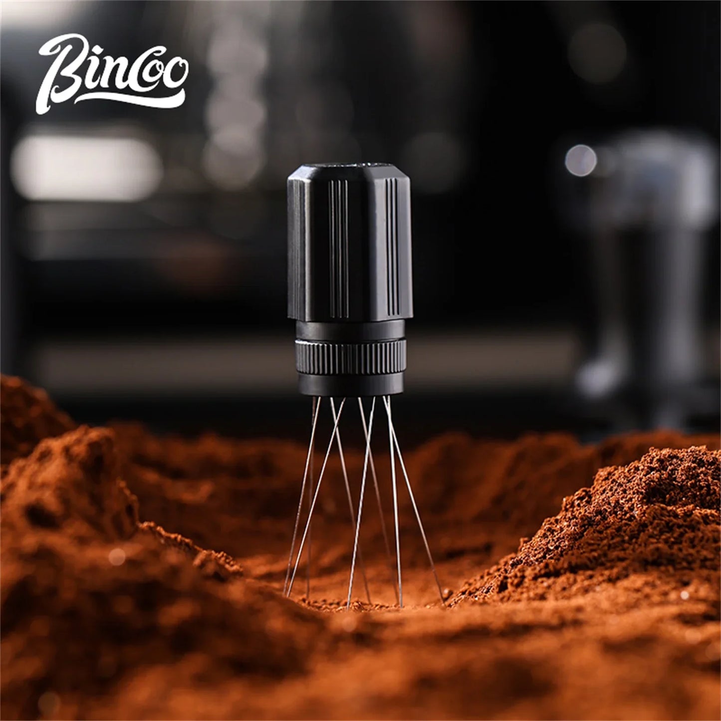 Bincoo Espresso WDT Tool, Professional Coffee Distributor Needle for Breaking Clumps and Ensuring Even Grounds Preparation