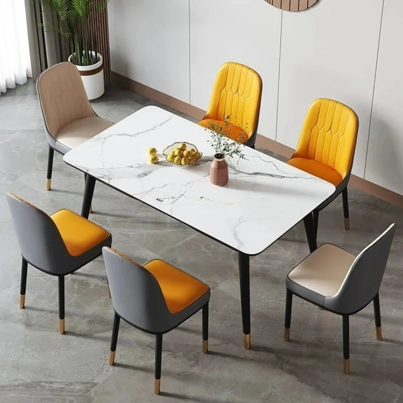 Light luxury dining chair leisure rental house dining table and chair household simple backrest stool hotel restaurant chair