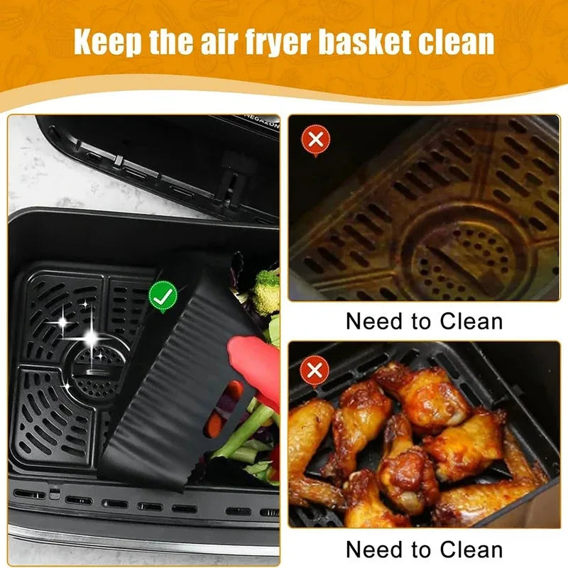 Silicone Air Fryer Mould for for Philips HD9252 HD9200 HD9255 Air Fryer Accessories 4-5L Airfryer Compatibility