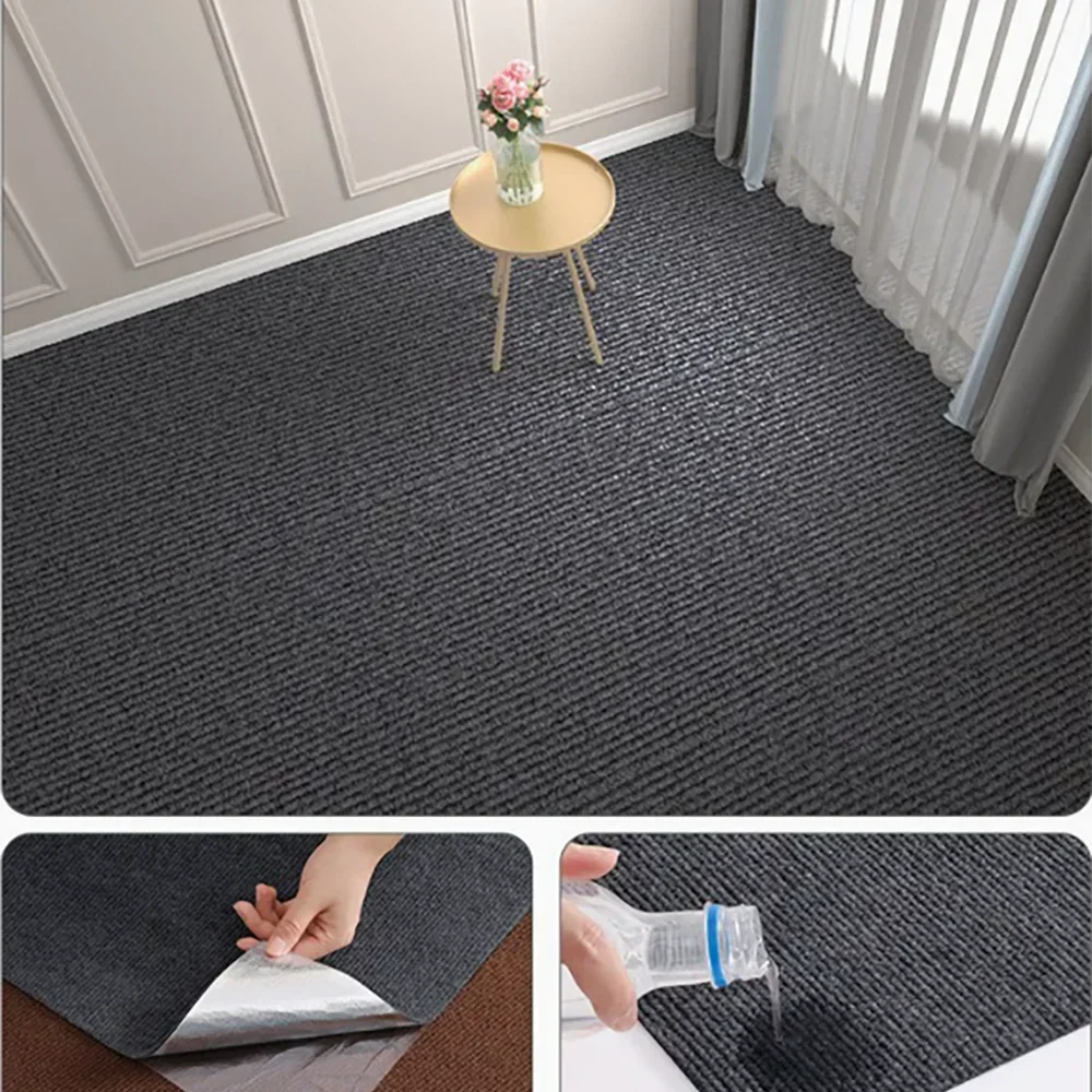40cmx3m Premium Self-Adhesive Non Slip Pad Waterproof Oil Proof Floor Mats for Kitchen Bathroom Outdoor Anti-Skid Rug Home Decor