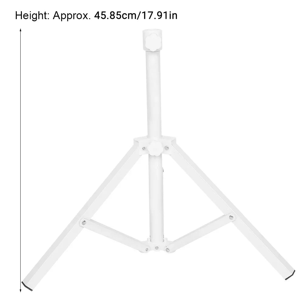 Garden Umbrella Stand Triangular Iron Folding Sun Umbrella Stand Support Base for Beach Garden Camping Fishing Umbrella Support