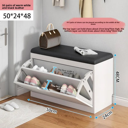 shoe changing stool tipping bucket sofa stool entering the door indoor shoe rack entering the home shoe cabinet