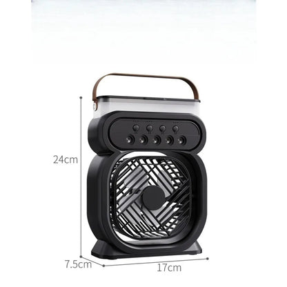 2025 USB Spray Fan Desktop Night Light Humidifier Outdoor Office Water Replenishment and Spray Fan in One Fan all the year round