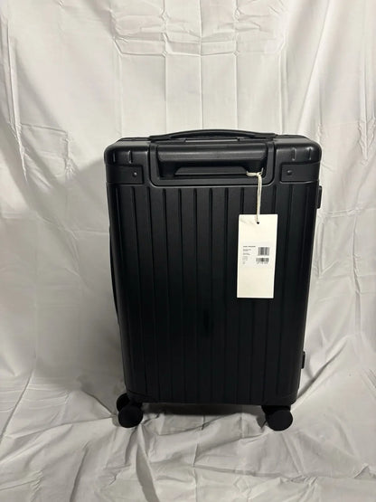 Carl Friedrik Carry-On Black Luggage Hard Shell Suitcase TSA Lock Spinner