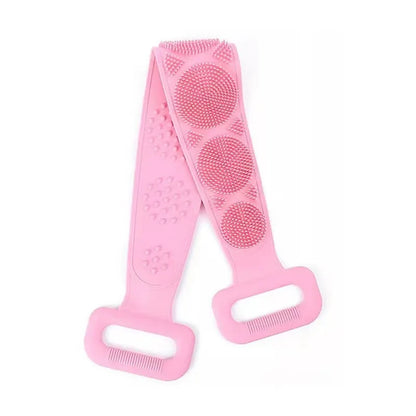 Body Sponge Silicone Brushe Bath Towels Scrubber Rubbing Back Peeling Massage Shower Belt Extended Skin Clean Brushes Bath Brush