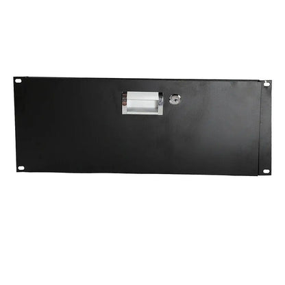 4U Professional Rack Case 19" Steel Plate DJ Drawer Equipment Cabinet with Key