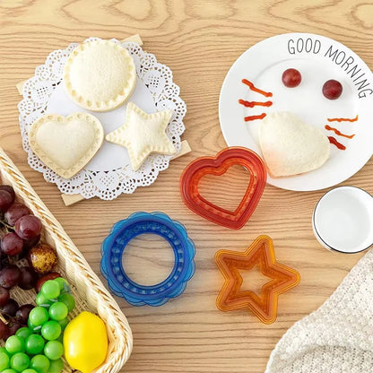 Sandwich Cutter and Sealer Crustless Sandwich Maker PP Sandwich Press Maker Peanut Butter Jelly Crustless Sandwich Cutters YY125