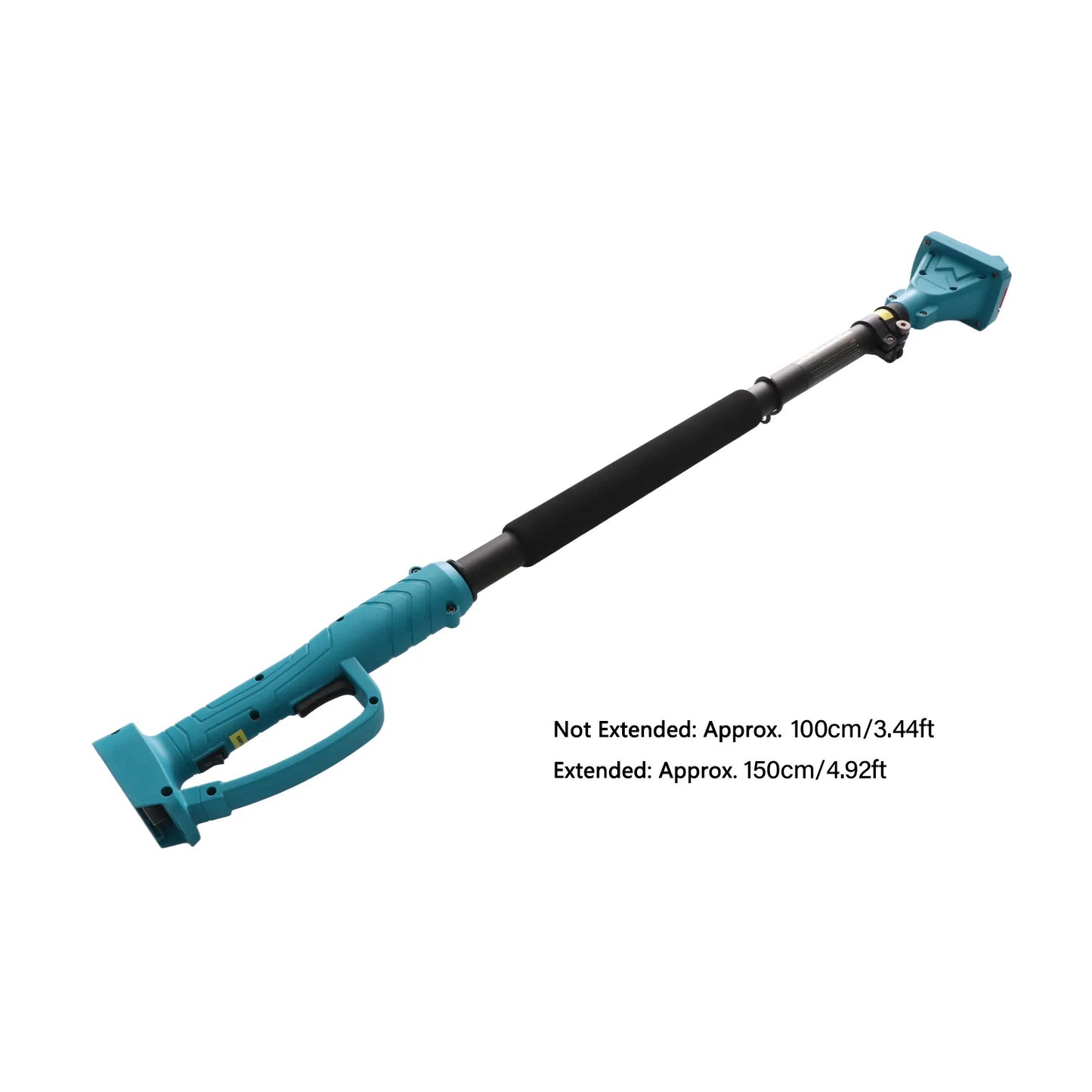 Cordless Pruner Extension Pole Efficient Anti Slip Pruning Shears Telescopic Pole Aluminum Alloy Versatile Blue for Garden