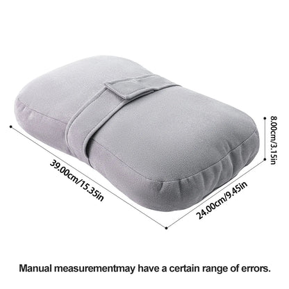 Knee Pillow for Side Sleepers，Support Leg Pillow for Hip & Back Pain, Plush，Bind Belt & Machine Washable