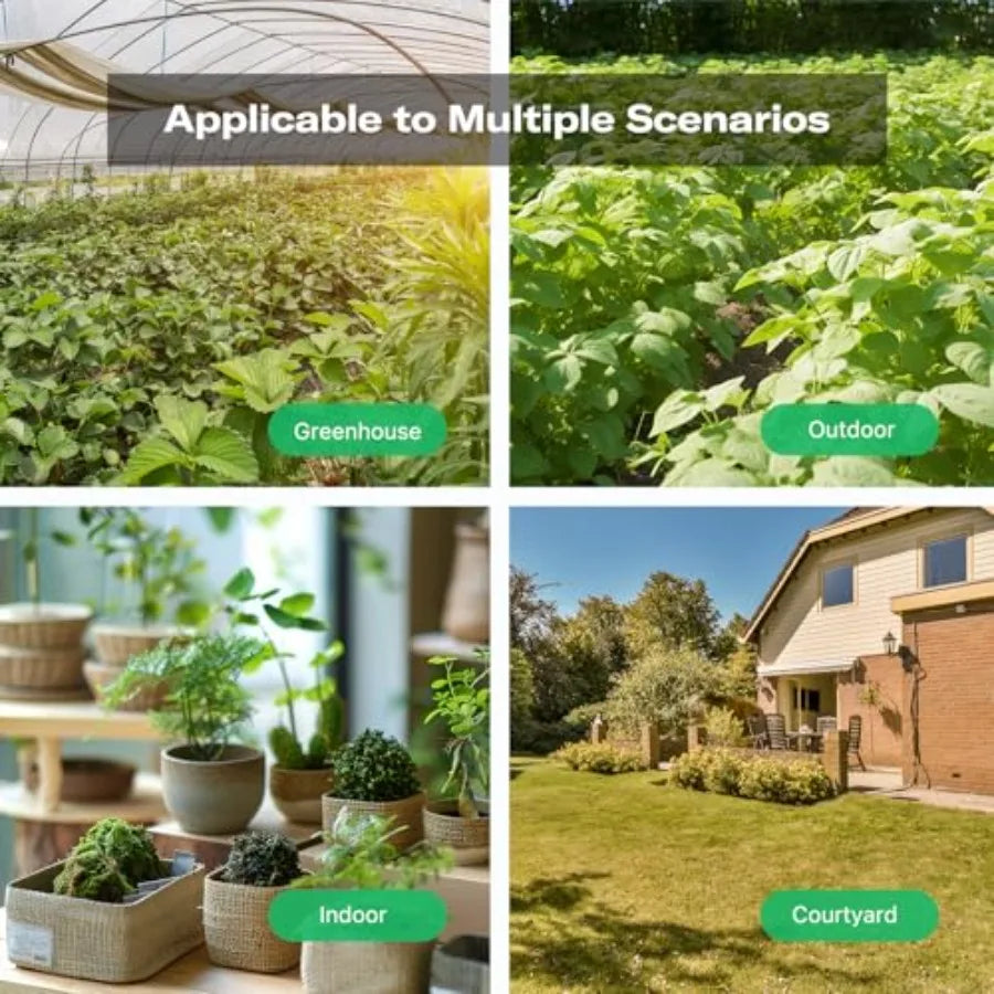 Smart Soil Moisture Sensor Zigbee hub Needed Capacitive Probe Moisture/Temperature Meter for Garden Planting Compatible with Ho