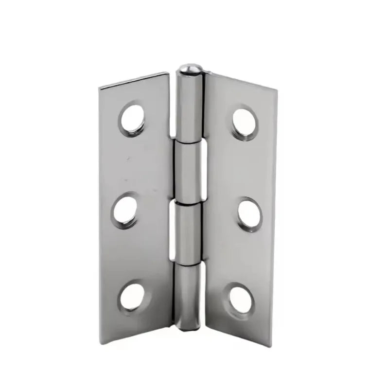 10pcs Stainless Steel Door Hinges Cabinet Doors Windows Wooden Box Flat Hinge Home Furniture Hardware Accessories Escritorio