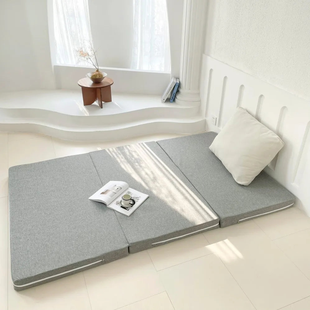 3-Tier Foldable Memory Foam Mattress with Deep Sleep Support & Space-Saving Portable Home Tatami Mat
