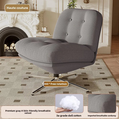 Single sofa chair light luxury medieval Bauhaus living room leisure chair bedroom lazy sofa