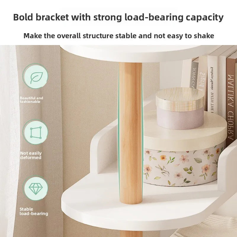 Bedroom bedside clip gap storage shelf storage cabinet small bookshelf floor rack