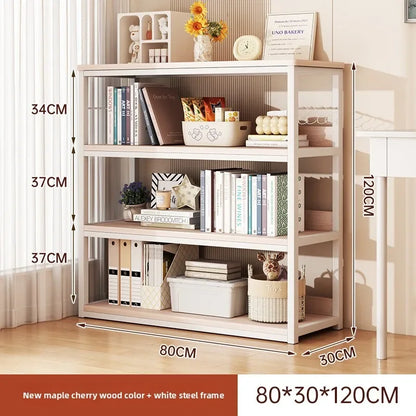 Bookshelf Shelf Integrated Wall Multi-layer Storage Rack Bedroom Wall Bay Window Display Cabinet Office Shelf