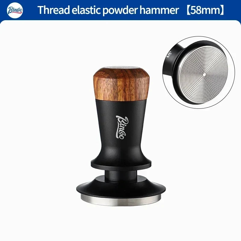 Bincoo Pro Constant-Force Tamper , 51/58mm Precision Fit, 30LB Consistent Pressure, Professional Espresso Tool
