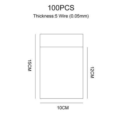 Transparent Self-sealing Jewelry Accessories Candy OPP Self-adhesive Bag Packaging Resealable Gift Cookie Packaging Bag