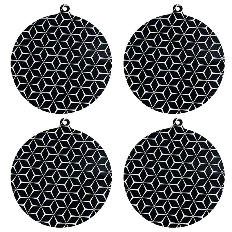 4 PCS/2PCS/1PCS induction hob protector mat induction cooker gasket round silicone induction hob protector mat 22cm